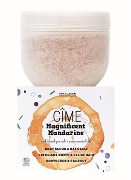 Cîme Magnificent Mandarine scrub & bath salt 450g
